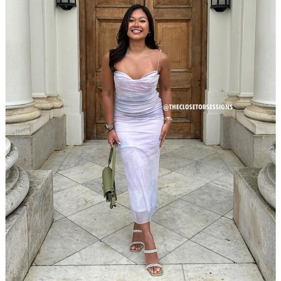 ZARA Printed Ruched Dress NWT LAST ONE!!! - Picture 10 of 16